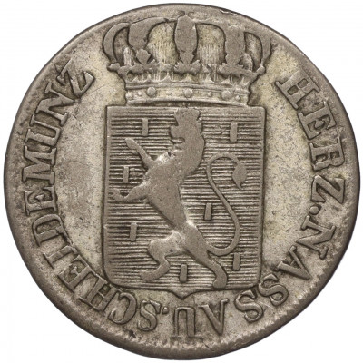 6 крейцеров 1825 года Нассау