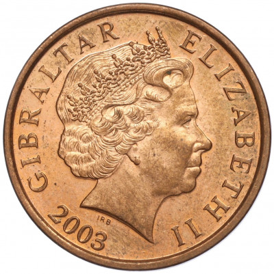 2 пенса 2003 года Гибралтар