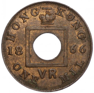 1 миль 1866 года Гонконг