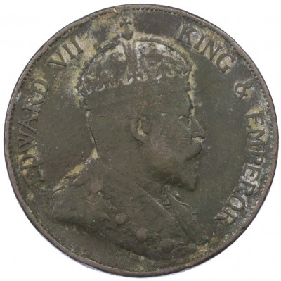 1 цент 1905 года Гонконг