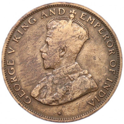 1 цент 1931 года Гонконг