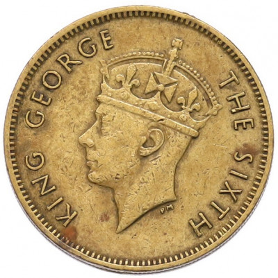 10 центов 1950 года Гонконг