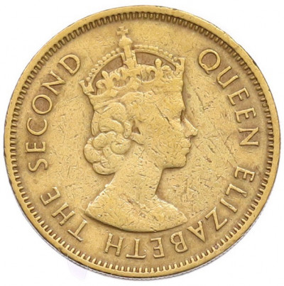 10 центов 1964 года Гонконг