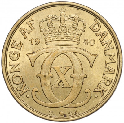 1 крона 1940 года Дания