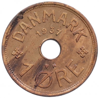 1 эре 1937 года Дания