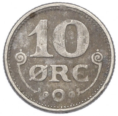 10 эре 1920 года Дания