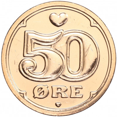 50 эре 2018 года Дания