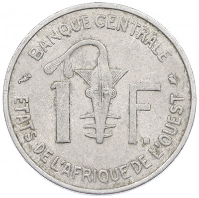 1 франк 1974 года Западно-Африканский валютный союз