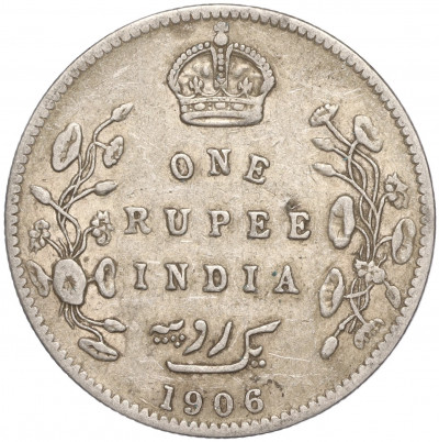 1 рупия 1906 года Британская Индия