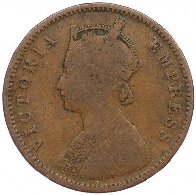 1/4 анны 1883 года Британская Индия