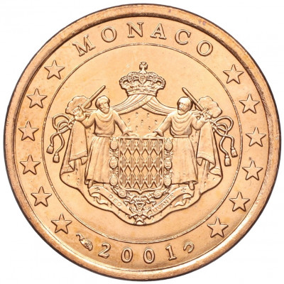 5 евроцентов 2001 года Монако