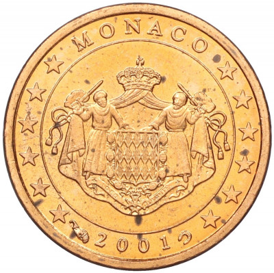 1 евроцент 2001 года Монако