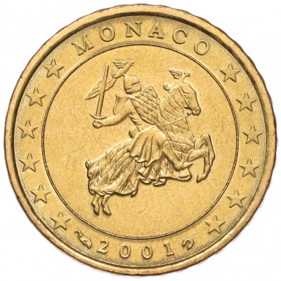 10 евроцентов 2001 года Монако