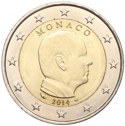 2 евро 2014 года Монако