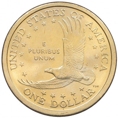 1 доллар 2000 года D США Сакагавея «Парящий орел»