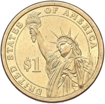 1 доллар 2007 года (P) США «3-й президент США Томас Джефферсон»