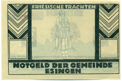 75 пфеннигов 1921 года Германия — Эссинген (Нотгельд)