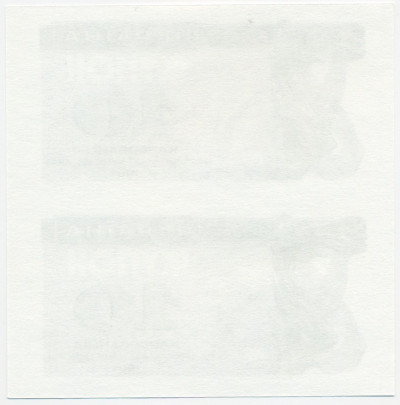 Неразрезанная пара 10 карбованцев 1991 года Украина (ОБРАЗЕЦ)