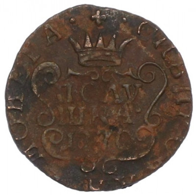 Полушка 1770 года КМ «Сибирская монета»