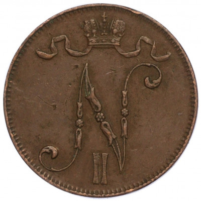 5 пенни 1913 года Русская Финляндия