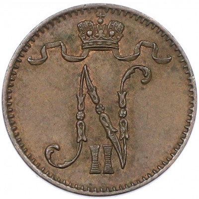 1 пенни 1900 года Русская Финляндия