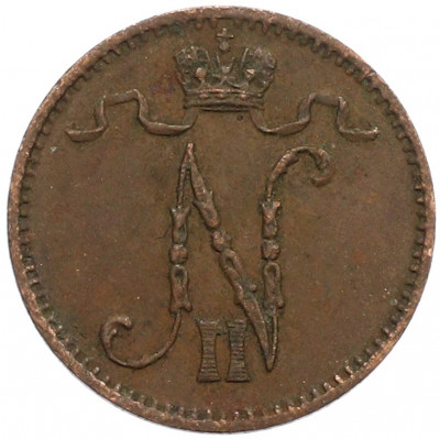 1 пенни 1907 года Русская Финляндия