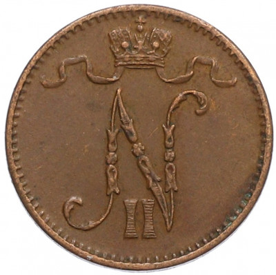 1 пенни 1911 года Русская Финляндия