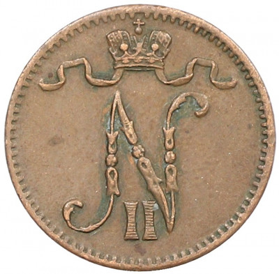 1 пенни 1916 года Русская Финляндия