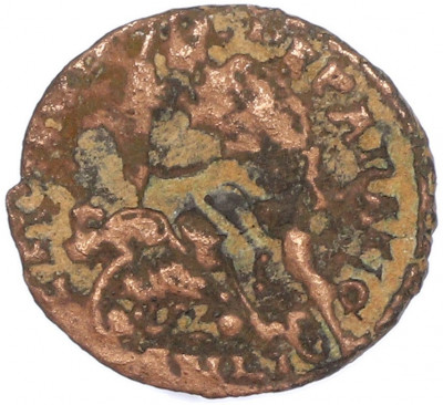 AE3 351-361 года Римская Империя — Констанций II (Павший всадник)