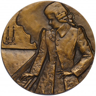 Настольная медаль 1982 года ЛМД «Моцарт»