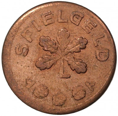 Игровой жетон 1 пфенниг «spielgeld» Германия