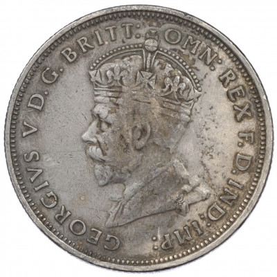 1 флорин 1927 года Австралия «Открытие здания парламента в Канберре»