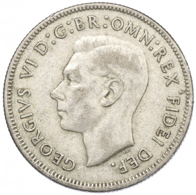 1 флорин 1951 года Австралия «50 лет Федерации»