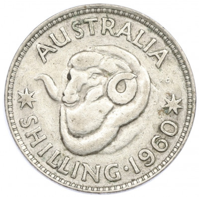 1 шиллинг 1960 года Австралия