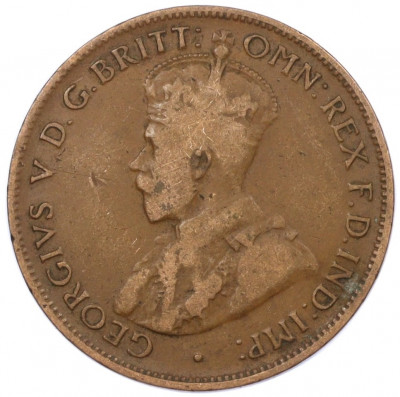 1/2 пенни 1921 года Австралия