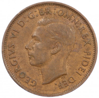 1/2 пенни 1949 года Австралия