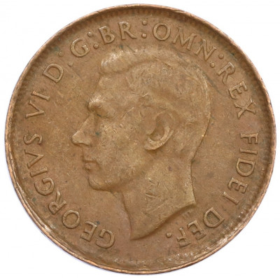 1/2 пенни 1951 года Австралия