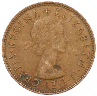 1/2 пенни 1954 года Австралия