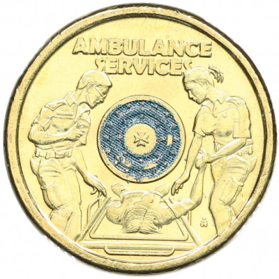 2 доллара 2021 года Австралия «Служба скорой помощи Австралии»