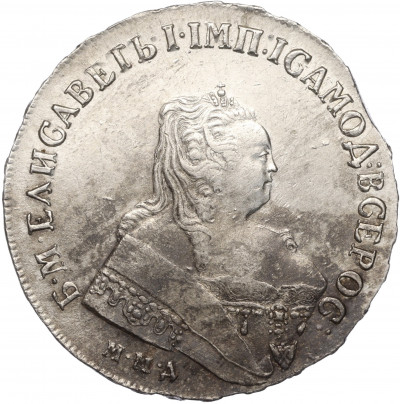 1 рубль 1750 года ММД