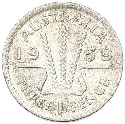 3 пенса 1959 года Австралия