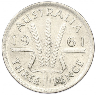 3 пенса 1961 года Австралия