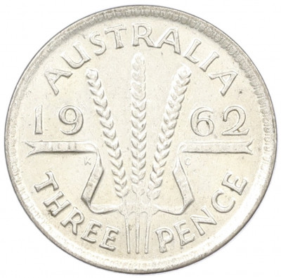 3 пенса 1962 года Австралия