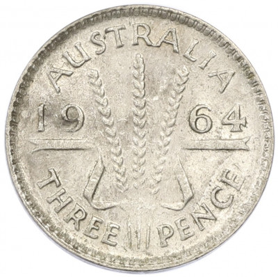 3 пенса 1964 года Австралия