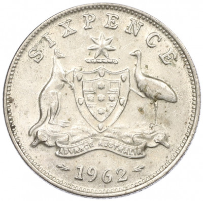 6 пенсов 1962 года Австралия