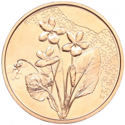 10 евро 2024 года Австрия «Язык цветов — Фиалка»