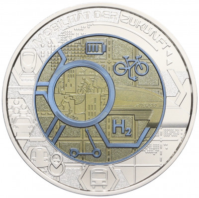 25 евро 2021 года Австрия «Умная мобильность»