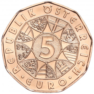 5 евро 2024 года Австрия «Григорианский календарь — Февраль»