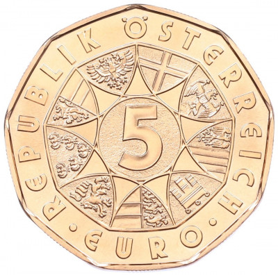 5 евро 2025 года Австрия «Танцуй свободно»