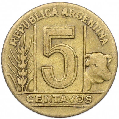 5 сентаво 1946 года Аргентина